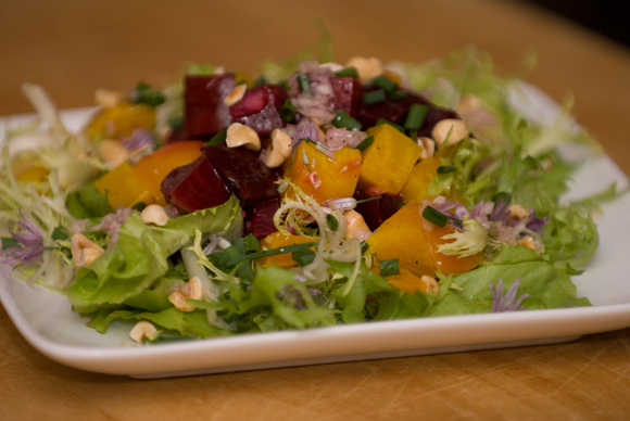 Beet and Hazelnut Salad