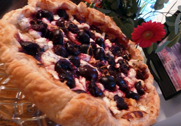 Sweet and Savory Cherry Galette