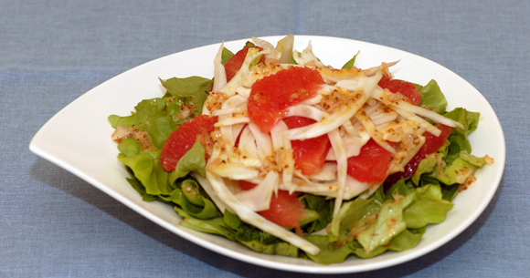 Grapefruit and Shaved Fennel Salad