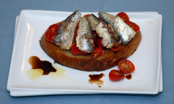 Sardine Bruschetta