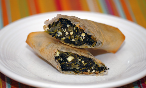 Spinach and Feta Briks